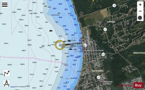 FREDERIKSTED PIER Marine Chart - Nautical Charts App - Satellite