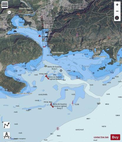 BAHIA DE GUANICA Marine Chart - Nautical Charts App - Satellite