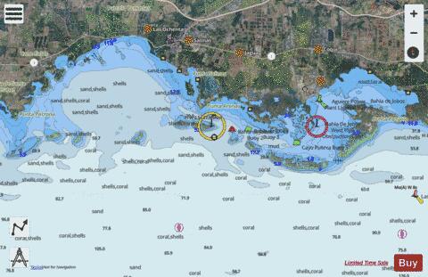 BAHIA DE JOBOS AND BAHIA DE RINCON Marine Chart - Nautical Charts App - Satellite