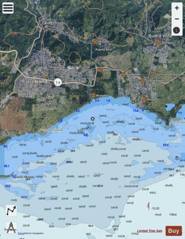 PUERTO ARROYO Marine Chart - Nautical Charts App - Satellite