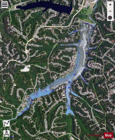Lake Windsor depth contour Map - i-Boating App - Satellite