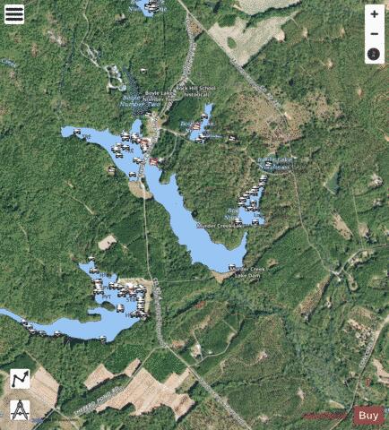 Murder Creek Lake depth contour Map - i-Boating App - Satellite