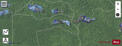Beck Camp Lake depth contour Map - i-Boating App - Satellite