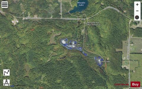 Berryville Lake depth contour Map - i-Boating App - Satellite