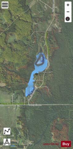 De Cheau Lake ,Montmorency depth contour Map - i-Boating App - Satellite