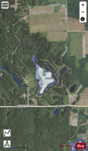 Frost Lake depth contour Map - i-Boating App - Satellite