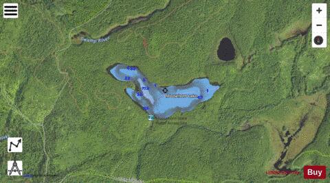 Moosehorn Lake depth contour Map - i-Boating App - Satellite
