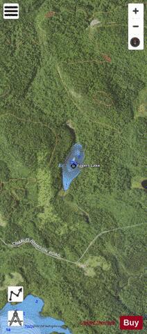 Eggers Lake depth contour Map - i-Boating App - Satellite