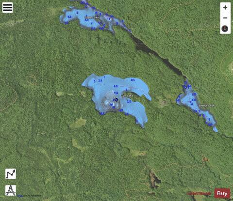 Zoo Lake depth contour Map - i-Boating App - Satellite