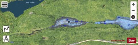 Little Mayhew Lake depth contour Map - i-Boating App - Satellite