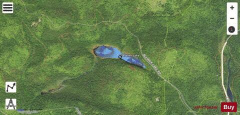 Blesener Lake depth contour Map - i-Boating App - Satellite