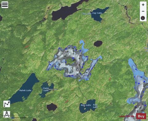 Holt Lake depth contour Map - i-Boating App - Satellite