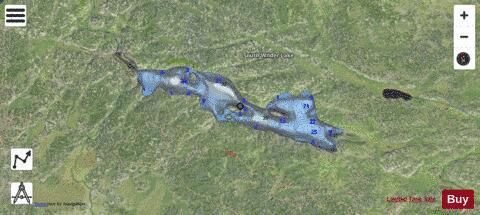 South Wilder Lake depth contour Map - i-Boating App - Satellite