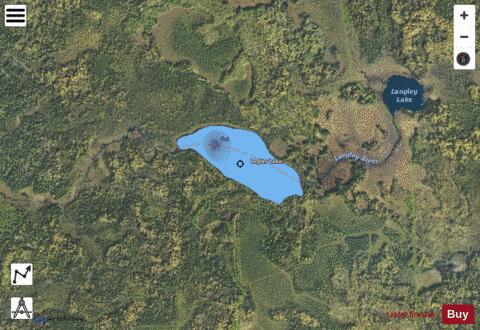 Legler Lake depth contour Map - i-Boating App - Satellite