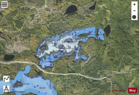 Eagles Nest Lake Number Four depth contour Map - i-Boating App - Satellite
