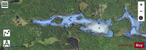 Oslo Lake depth contour Map - i-Boating App - Satellite