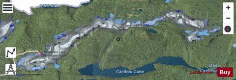 Lake Clearwater depth contour Map - i-Boating App - Satellite