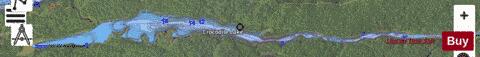 Lake Crocodile depth contour Map - i-Boating App - Satellite