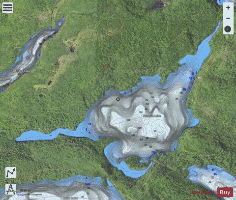 Lake Duncan depth contour Map - i-Boating App - Satellite
