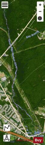 New Brooklyn Lake depth contour Map - i-Boating App - Satellite