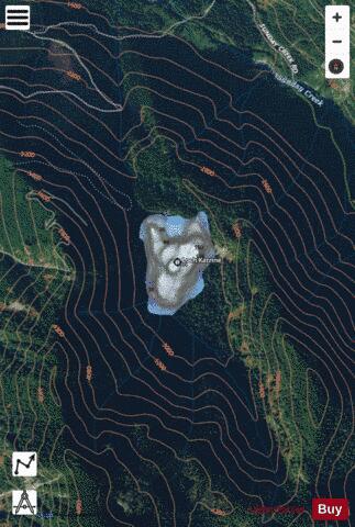 Lake Loch Katrine depth contour Map - i-Boating App - Satellite