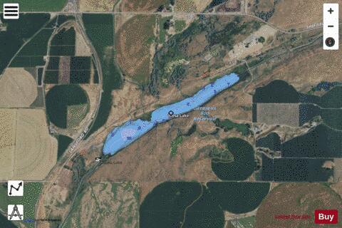 Mesa Lake,  Franklin County depth contour Map - i-Boating App - Satellite