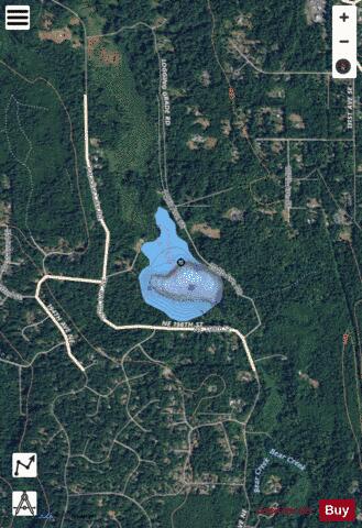 Paradise Lake,  King County depth contour Map - i-Boating App - Satellite