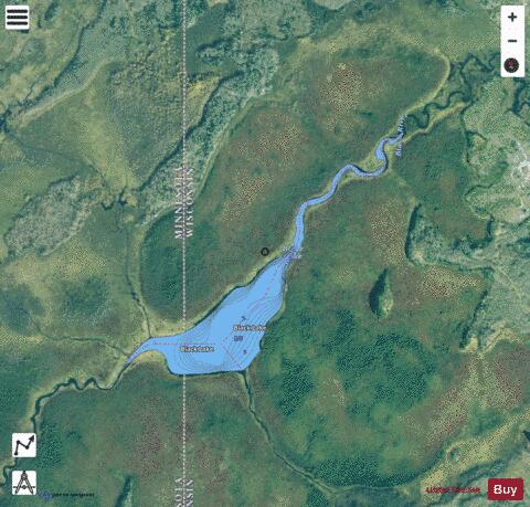 Black Lake A depth contour Map - i-Boating App - Satellite