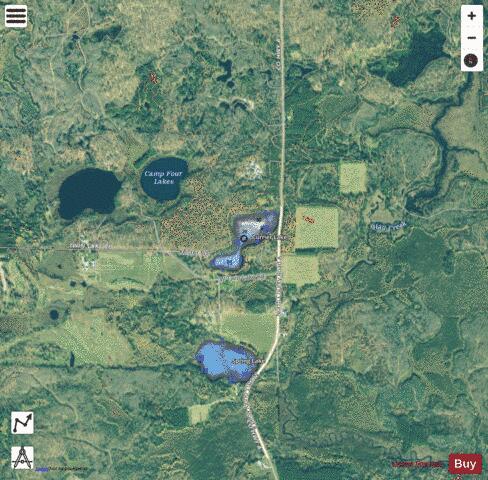 Currier Lake depth contour Map - i-Boating App - Satellite