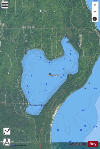 Europe Lake depth contour Map - i-Boating App - Satellite