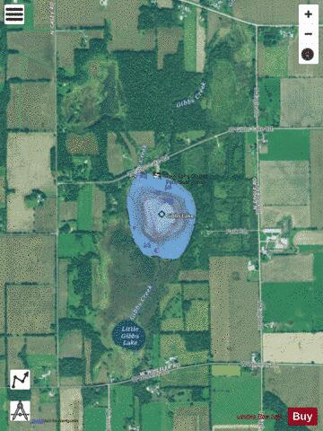 Gibbs Lake depth contour Map - i-Boating App - Satellite