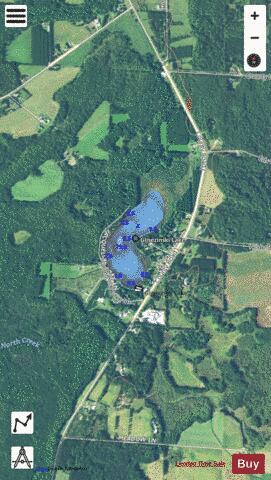 Glisezinski Lake depth contour Map - i-Boating App - Satellite