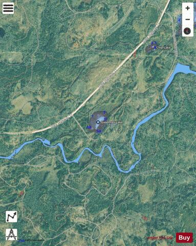 Goodman Lake depth contour Map - i-Boating App - Satellite