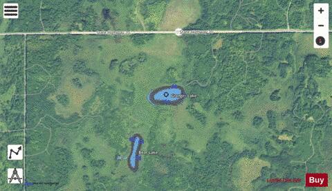 Granger Lake depth contour Map - i-Boating App - Satellite