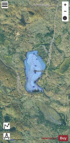Kern Lake depth contour Map - i-Boating App - Satellite