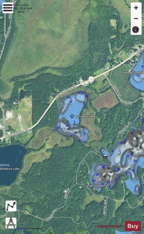 Larrabee Lake depth contour Map - i-Boating App - Satellite