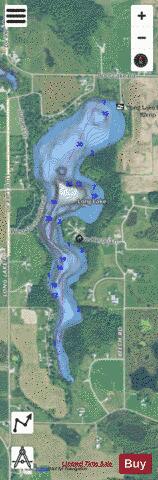 Long Lake C depth contour Map - i-Boating App - Satellite