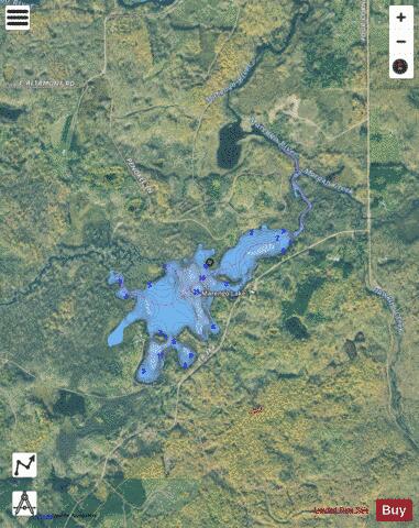 Marengo Lake depth contour Map - i-Boating App - Satellite