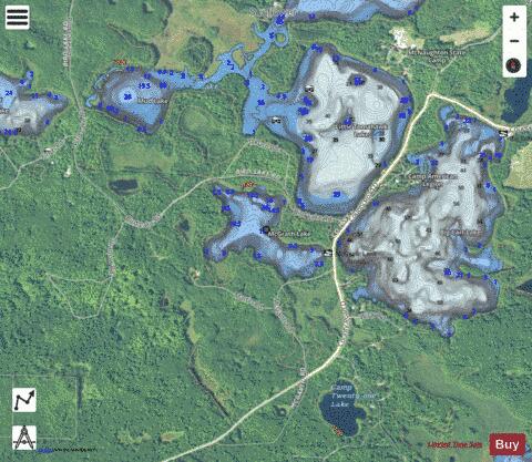 Mcgrath Lake depth contour Map - i-Boating App - Satellite