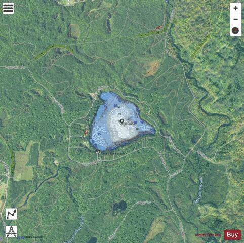 Paya Lake depth contour Map - i-Boating App - Satellite
