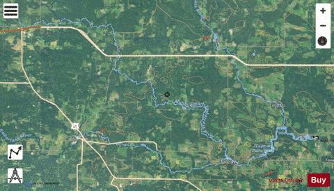Pella Pond depth contour Map - i-Boating App - Satellite
