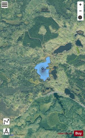 Pond Lake depth contour Map - i-Boating App - Satellite