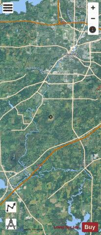 Saratoga Lake depth contour Map - i-Boating App - Satellite