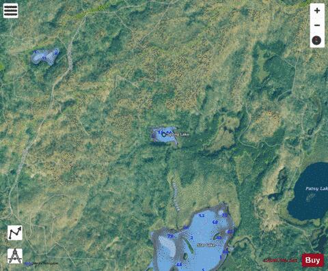 Spring Lake C depth contour Map - i-Boating App - Satellite