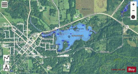 Spring Lake F depth contour Map - i-Boating App - Satellite