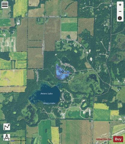 Swift Lake depth contour Map - i-Boating App - Satellite