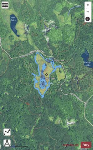 Taylor Lake depth contour Map - i-Boating App - Satellite