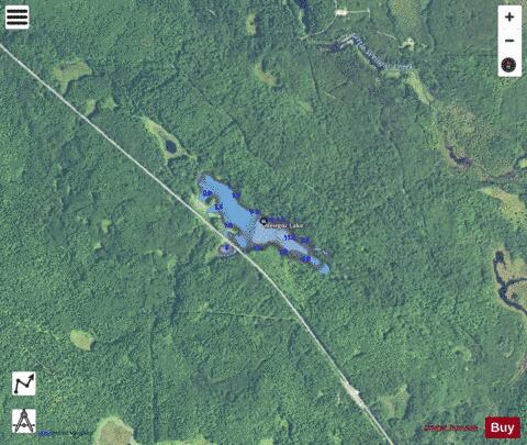 Weirgor Lake depth contour Map - i-Boating App - Satellite