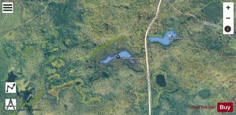 West Davis Lake depth contour Map - i-Boating App - Satellite