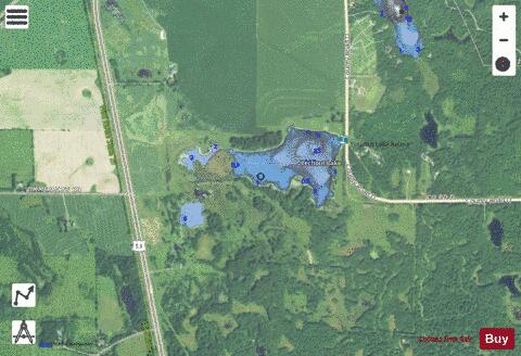 Yechout Lake depth contour Map - i-Boating App - Satellite